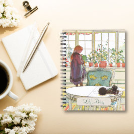 Cuaderno Flores sobre el arte sueco Carl Larsson, de Window