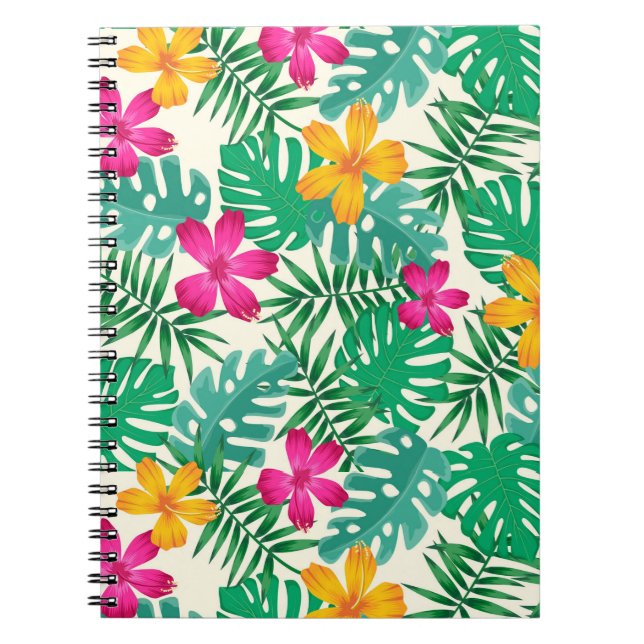 Cuaderno Flores tropicales  (Frente)
