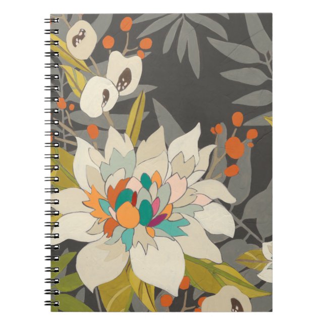 Cuaderno Flores tropicales de contraluz (Frente)