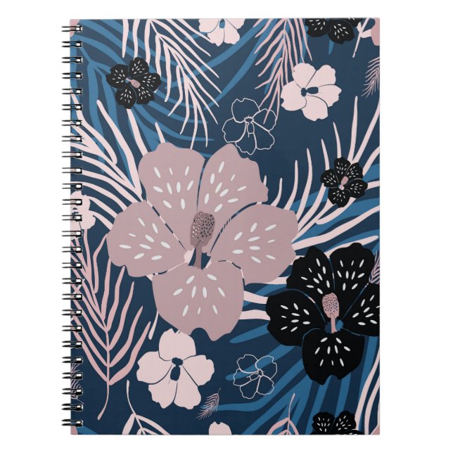 Cuaderno Flores tropicales Palm Leaves Textura (Frente)