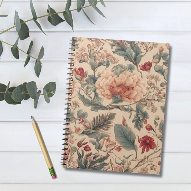 Cuaderno Flores tropicales vintage (Subido por el creador)