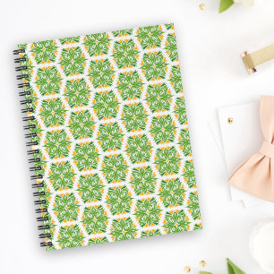 Cuaderno Flores Verdes, Patrón De Flores, Patrón Floral