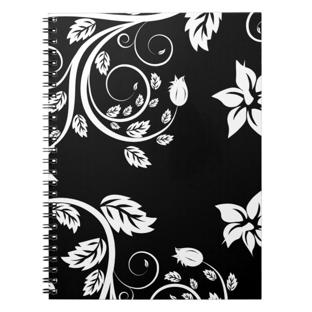 Cuaderno Flores Vintage Femeninas Lindas (Frente)