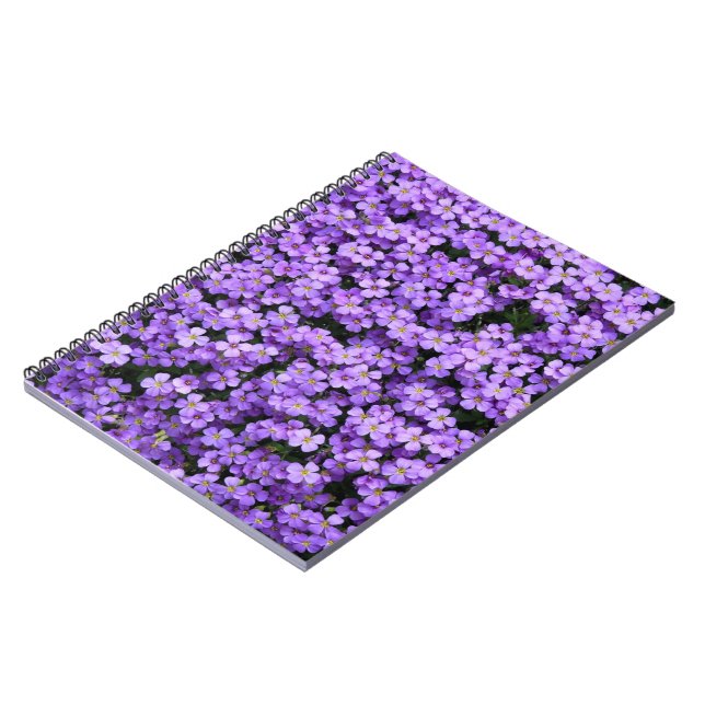Cuaderno Flores violetas (Lado Izquierdo)