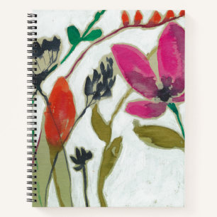 Cuaderno Flores Vivid