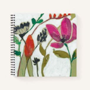 Cuaderno Flores Vivid