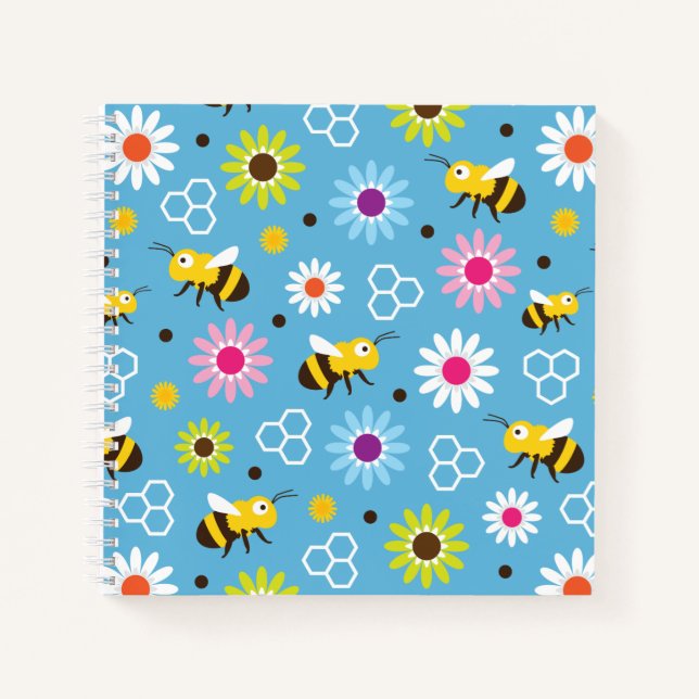 Cuaderno Flores y abejas (Anverso)