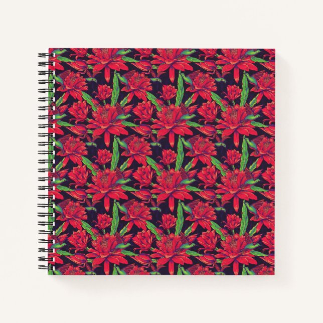 Cuaderno Flores Y Amantes Hummingbirds (Anverso)