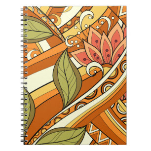 Cuaderno Flores Y Bloc De Notas P3 Swirl