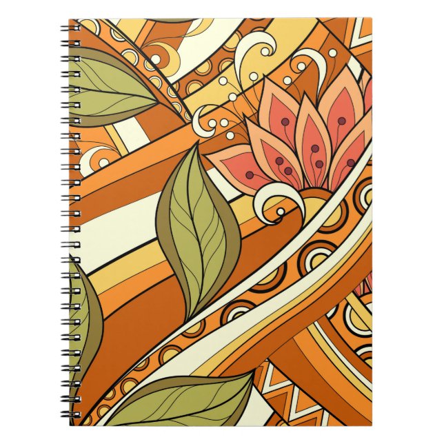 Cuaderno Flores Y Bloc De Notas P3 Swirl (Frente)