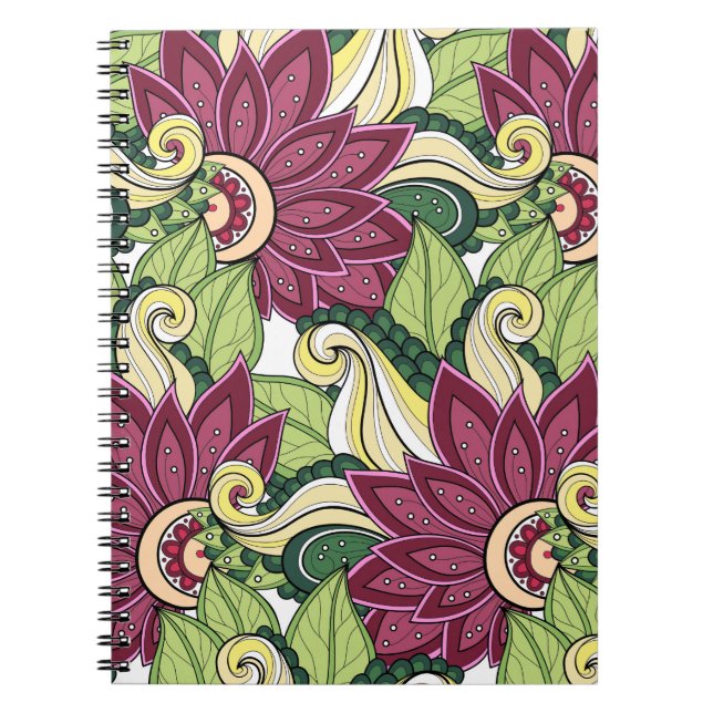 Cuaderno Flores Y Bloc De Notas P4 (Frente)