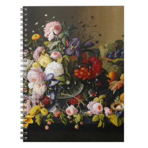 Cuaderno Flores y frutas antiguas de vida