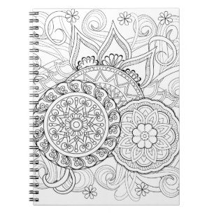 Cuaderno Flores y mandalas del Doodle