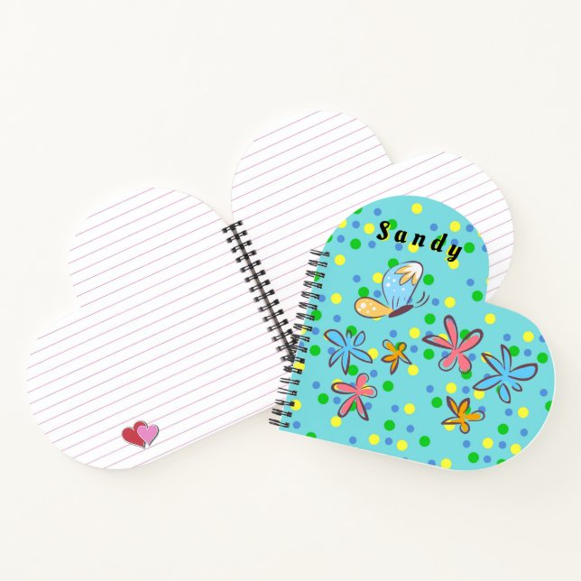 Cuaderno Flores Y Mariposa (Interior)