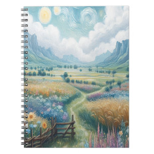 Cuaderno Flores y Montañas en Flor