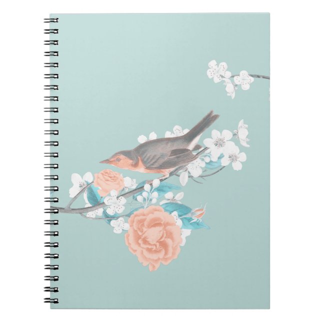Cuaderno Flores y pájaros (Frente)