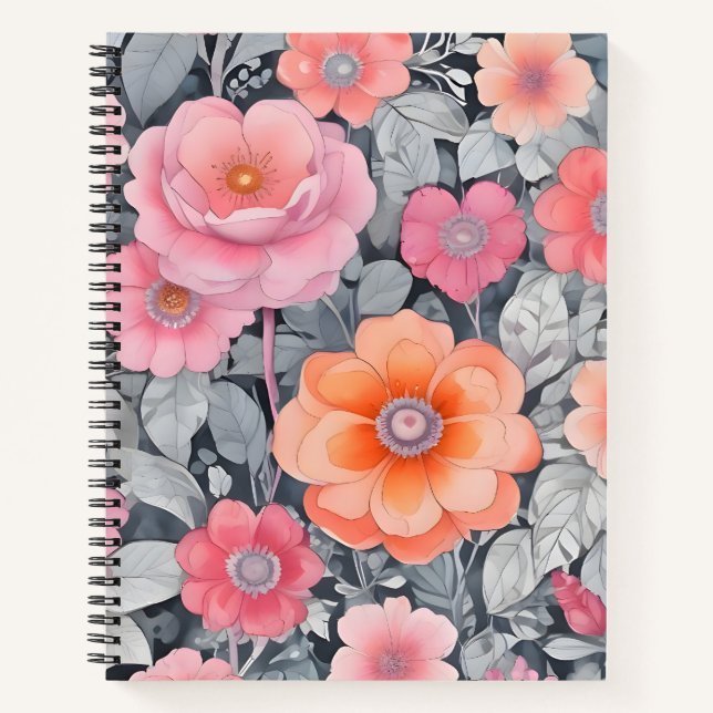 Cuaderno Flores y Plata (Anverso)