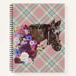 Cuaderno flores y yegua