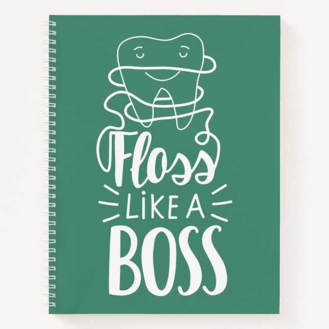 Cuaderno Floss Como un jefe (Anverso)