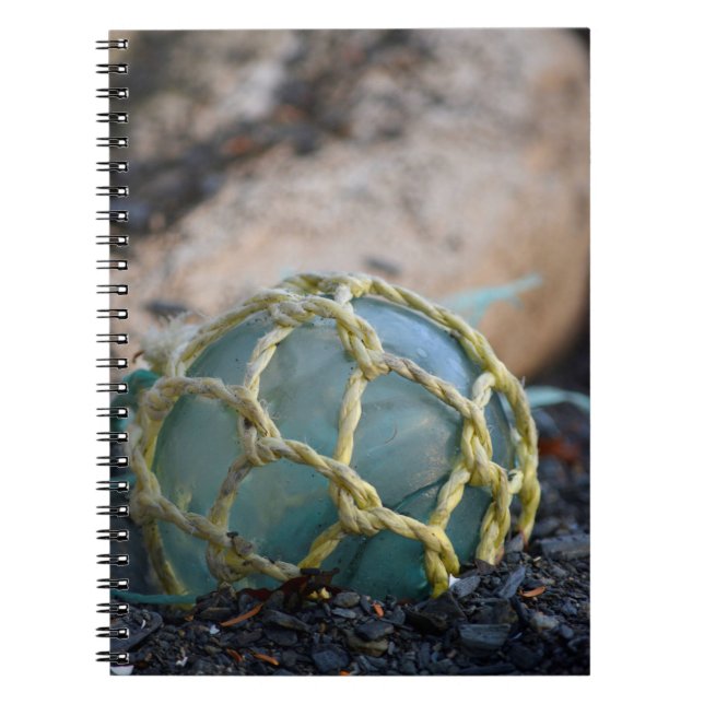Cuaderno Flotador de pesca de vidrio, vertical (Frente)