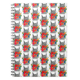 Cuaderno Flower cat