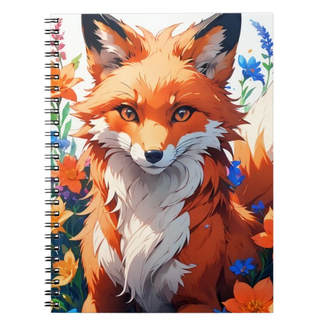 Cuaderno Flower Fox (Frente)