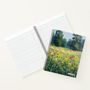 Cuaderno Flowered field