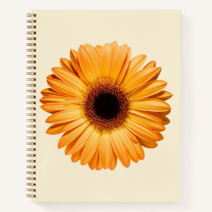 Cuaderno Flowers Orange Gerbera