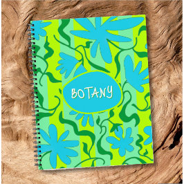Cuaderno Flowing Vines Custom Text School Notebook