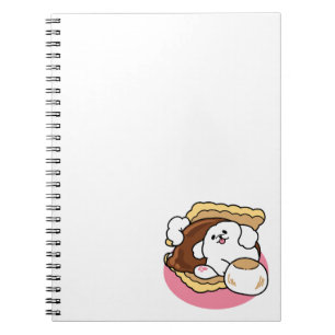 Cuaderno Fluffier Tha S’more - Perro y bollo de postre
