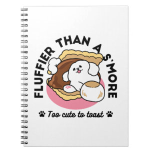 Cuaderno Fluffier Tha S’more - Perro y bollo de postre