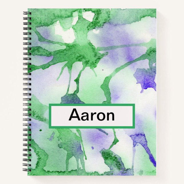 Cuaderno Flujo abstracto (Anverso)