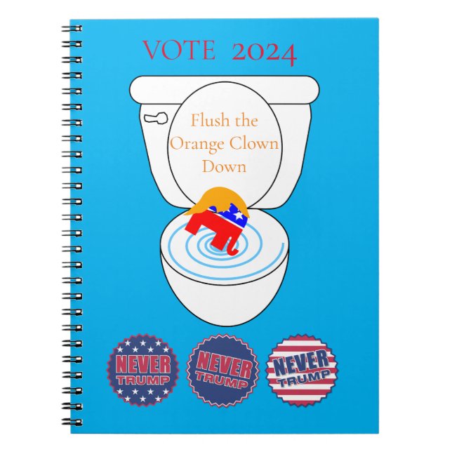 Cuaderno Flush The Naranja Clown Thunder_Cove (Frente)