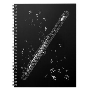 Cuaderno Flute Music Notes: El músico de instrumentos Flut