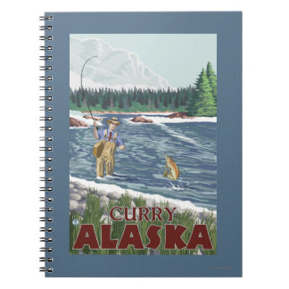 Cuaderno Fly Fisherman - Curry, Alaska