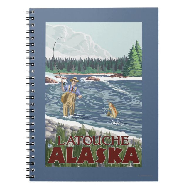 Cuaderno Fly Fisherman - Latouche, Alaska (Frente)