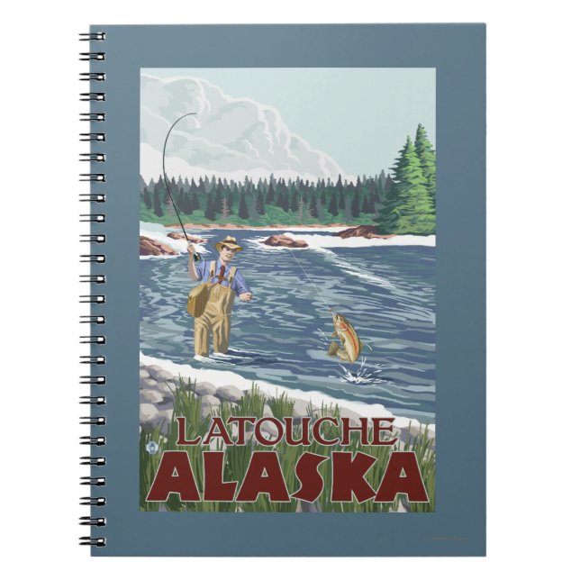 Cuaderno Fly Fisherman - Latouche, Alaska (Frente)