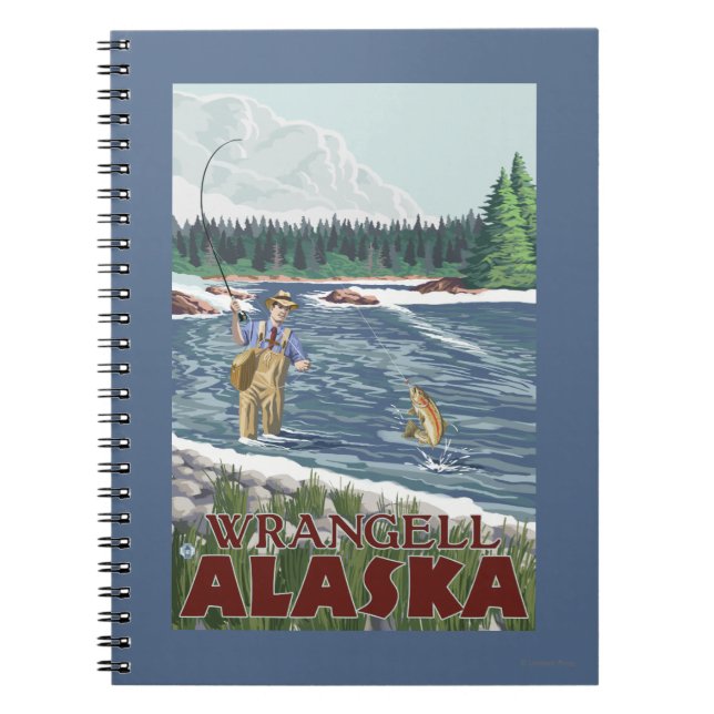 Cuaderno Fly Fisherman - Wrangell, Alaska (Frente)