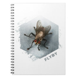 Cuaderno Flyby. Close-up photo of a fly