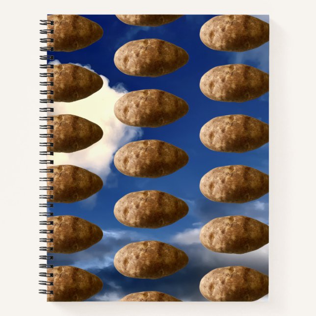 Cuaderno Flying Potatoes Space Potato Invasion (Anverso)