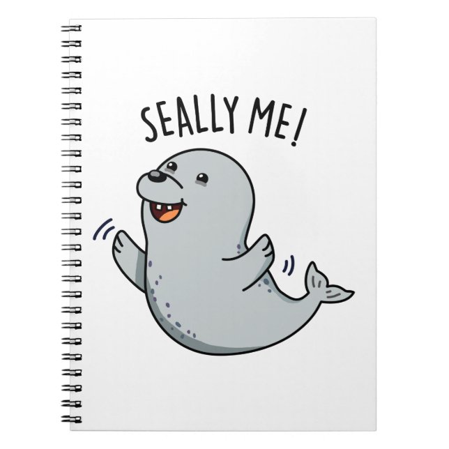 Cuaderno Foca Divertida Con Bromas De Foca  (Frente)