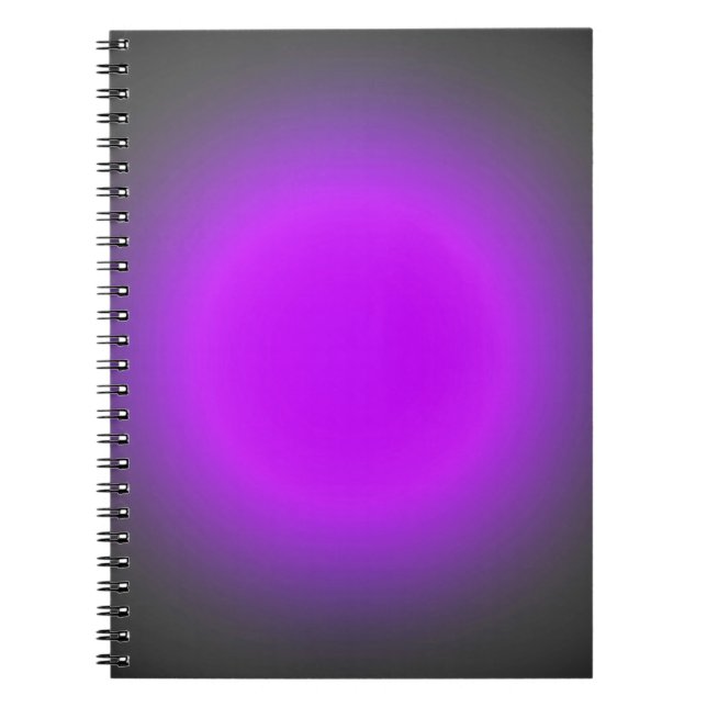 Cuaderno Foco de fucsia y gris (Frente)