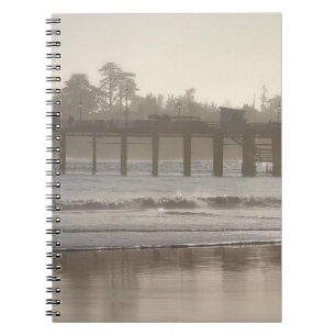 Cuaderno Foggy Santa Cruz Wharf