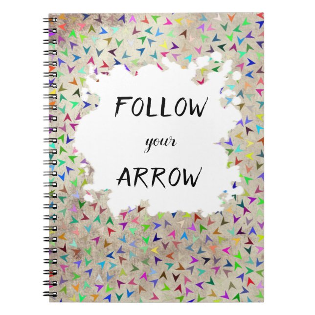 Cuaderno Folge deinem Pfeil (Frente)