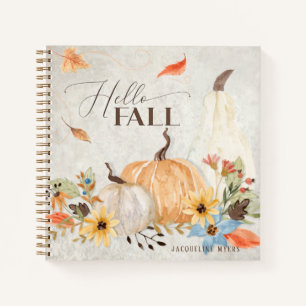 Cuaderno Foliage de hojas Hola Ball Topkin Floral Watercolo