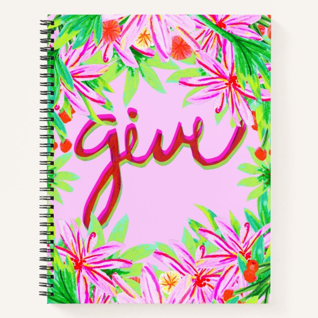 Cuaderno Foliage de navidades - Dar (Anverso)
