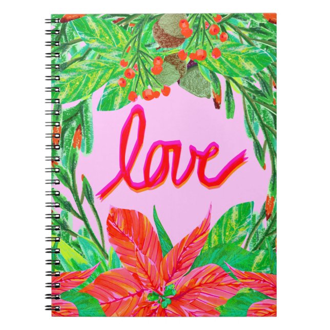 Cuaderno Foliage navidades - Amor (Frente)