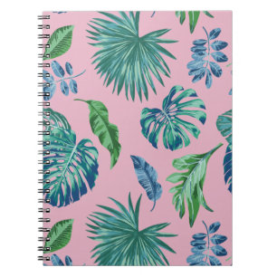 Cuaderno Foliage Tropical Monstera deja acuarela