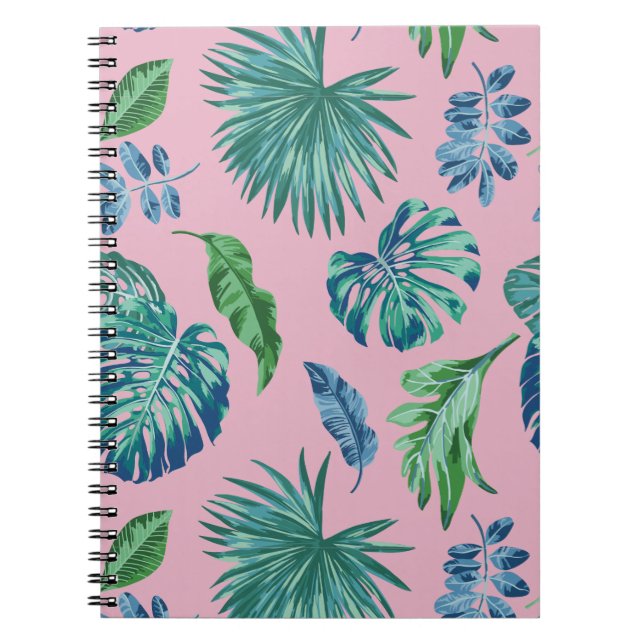 Cuaderno Foliage Tropical Monstera deja acuarela (Frente)