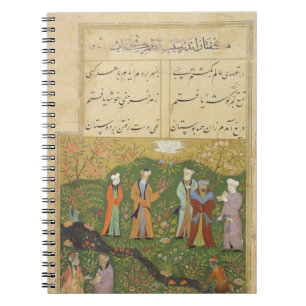 Cuaderno Folio 39, escena del jardín de A, del 'Bustan de